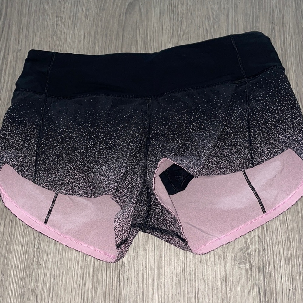 lulu lemon speed up shorts size 2 regular length